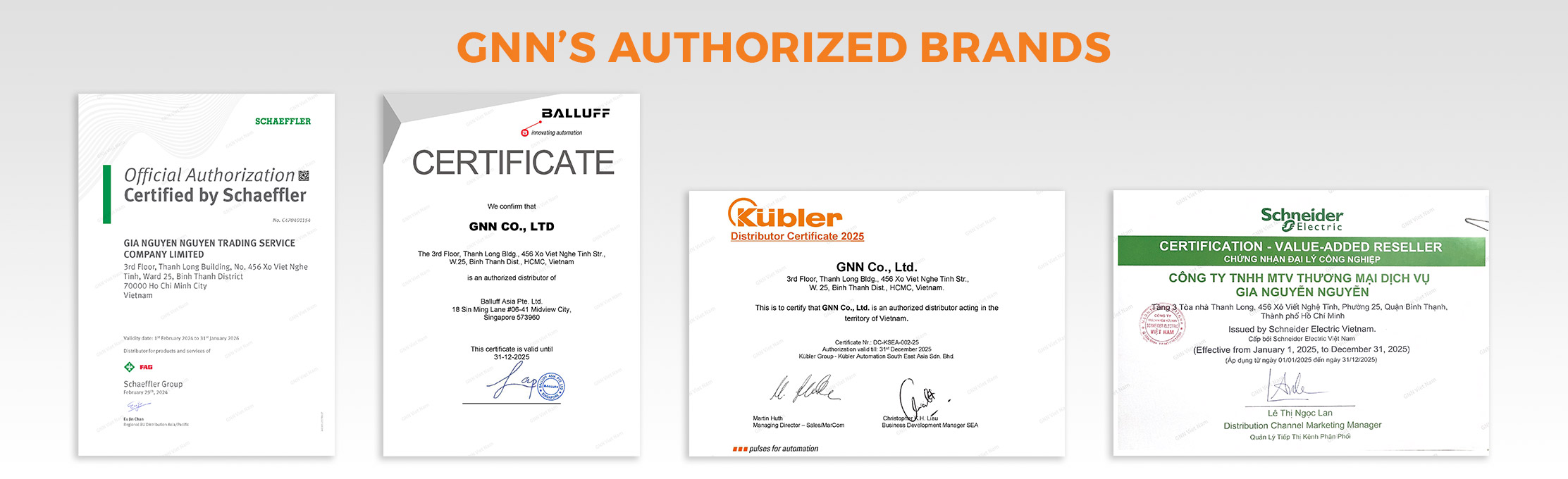 AUTHORIZED BRAND IN VIETNAM
