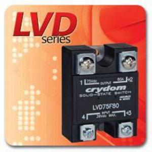 Crydom Announces the "LVD" Series of Panel Mounted Low Voltage Disconnect DC Solid State Switches