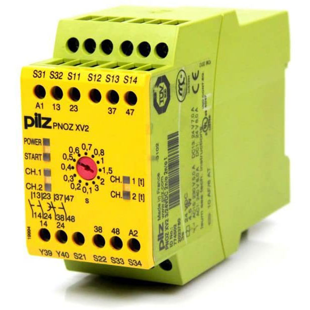 774502 Pilz - PNOZ XV2 3/24VDC 2n/o 2n/o t - Safety relay PNOZ X - Time monitoring
