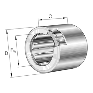 HF0612 INA Drawn Cup Needle Roller Clutch 6x10x12
