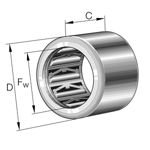 Drawn Cup Roller Clutch HF (HF0812-KF)